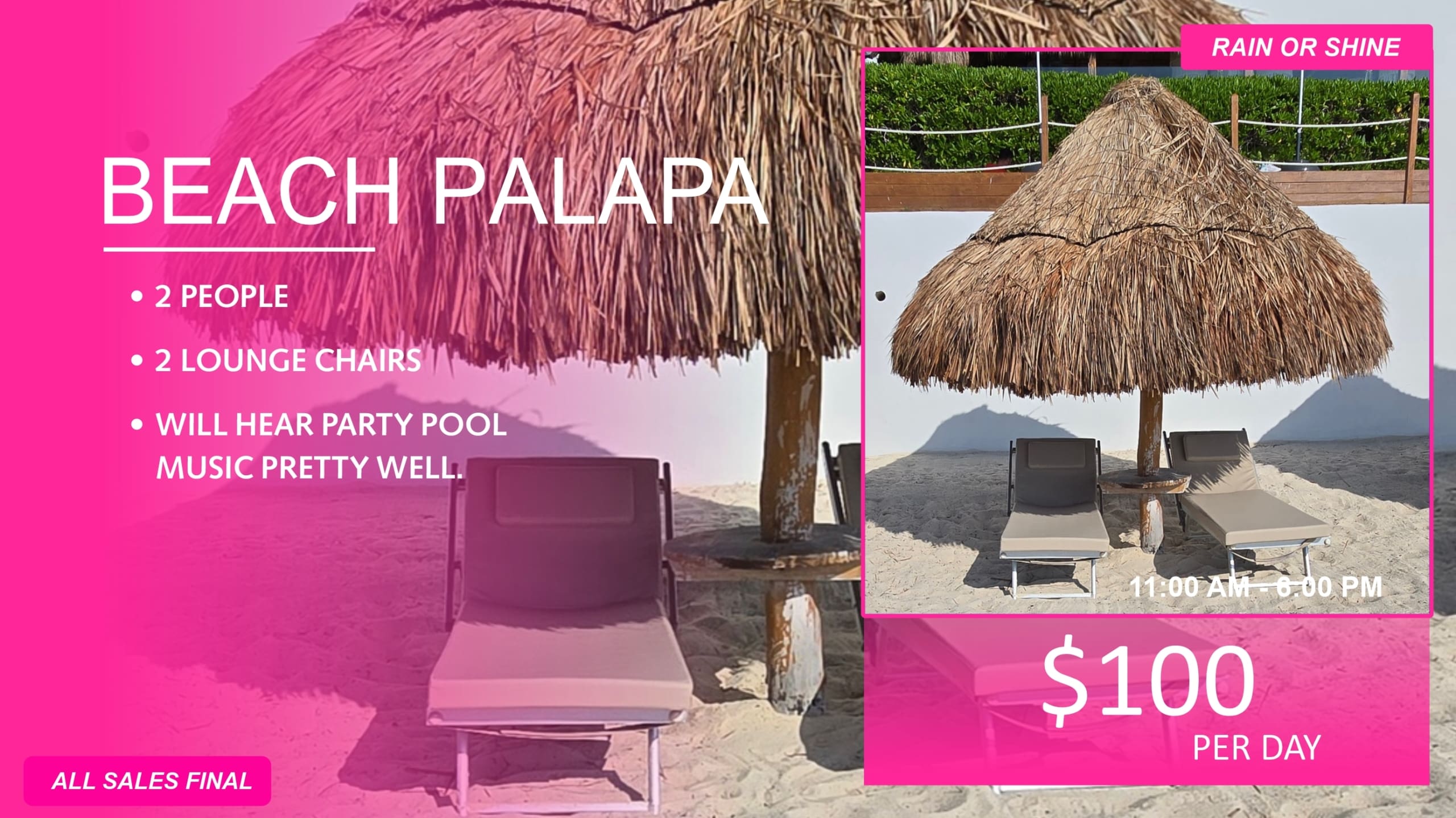 BEACH PALAPA